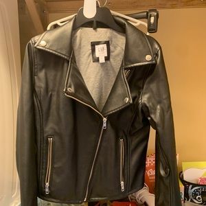Gap Kids black moto jacket